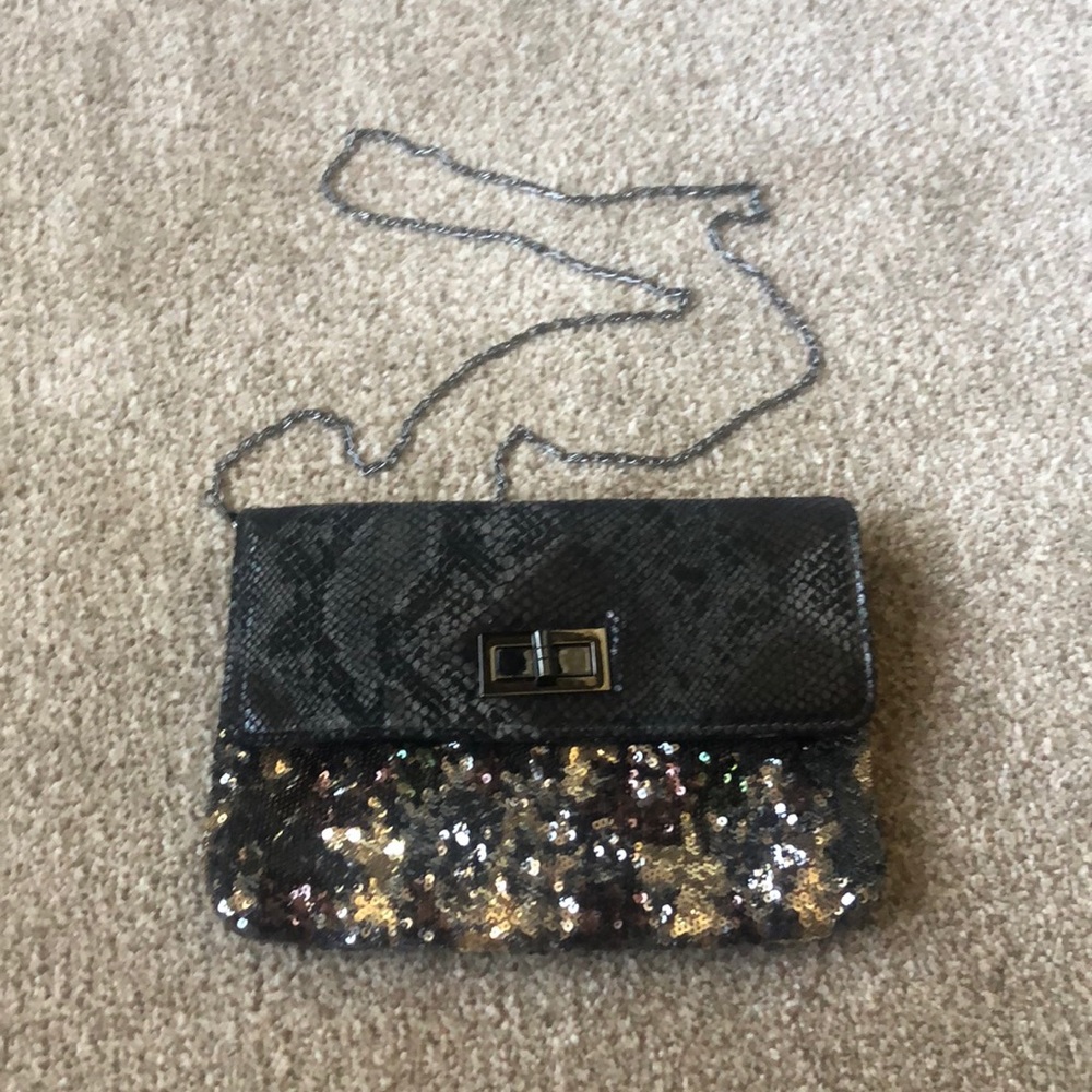 Big Buddha Sequence Python Cross Body Purse - image 2